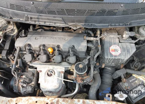 2007 Honda Civic Ex из США, поврежденный, VIN 1HGFA16897L038556